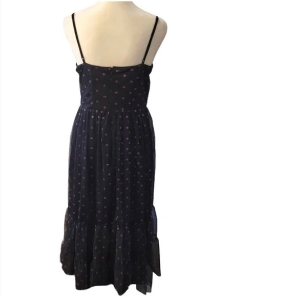 Betsey Johnson Fuchsia Sparkle Lips Dress Valentine’s Day - Picture 13 of 16